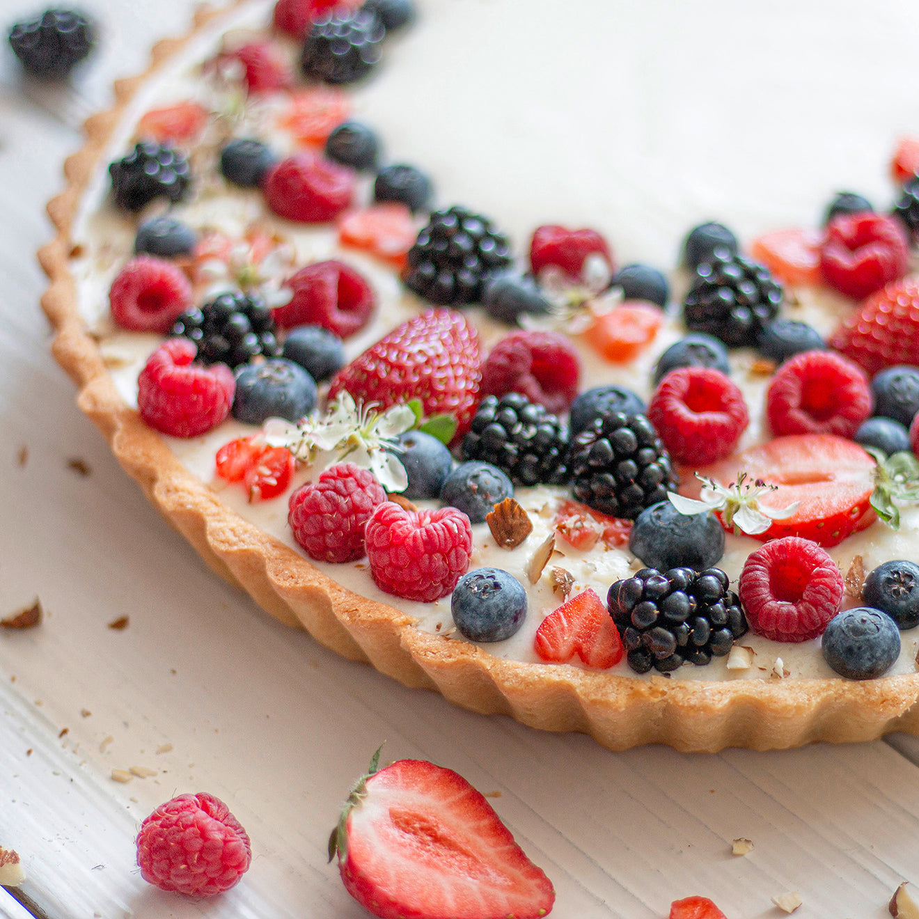 STADTER We love baking - TART TIN WITH REMOVABLE BOTTOM - round